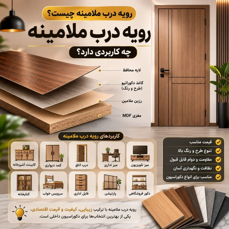 رویه درب ملامینه چیست؟