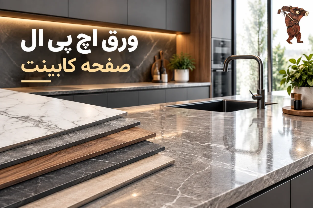 ورق اچ پی ال صفحه کابینت