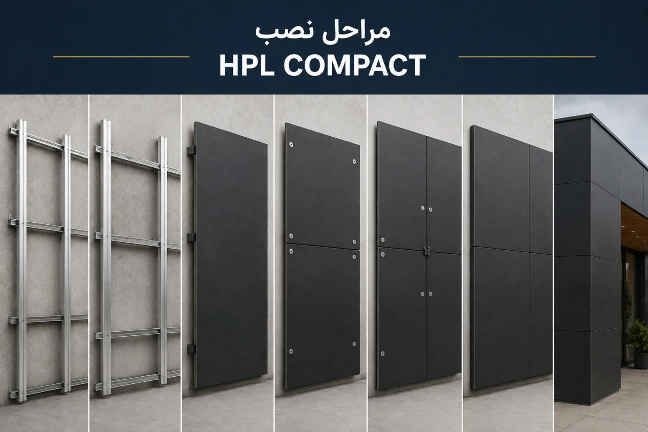 مراحل نصب HPL COMPACT